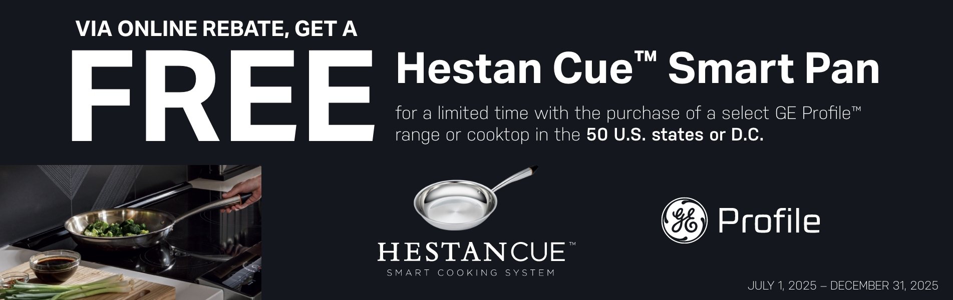 GE Profile Hestan Pan Rebate
