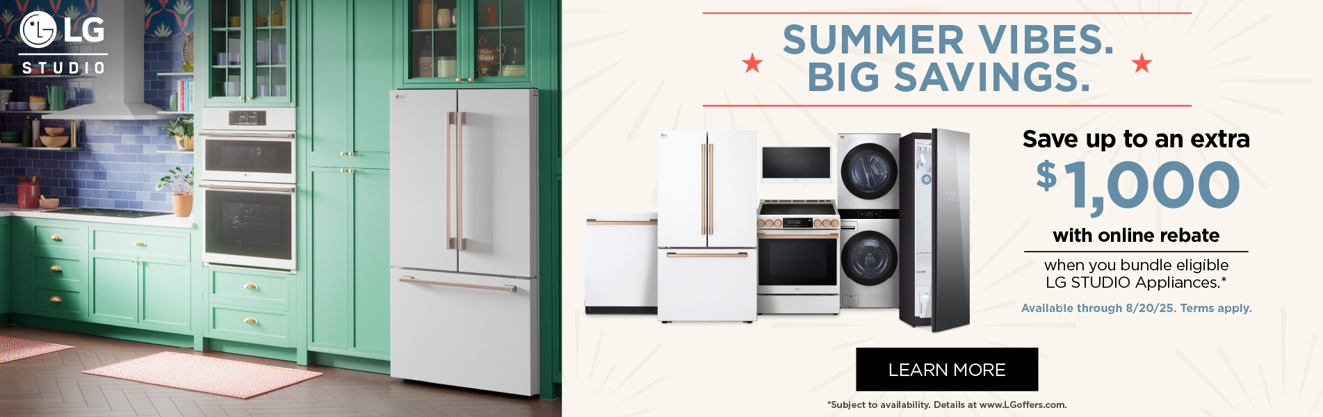 2025 LG Studio Independence Day Appliance Bundle Savings Promotion