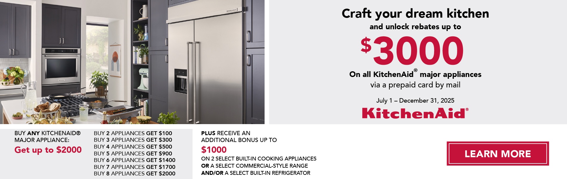 KitchenAid Craft Your Dream Kitchen Rebate